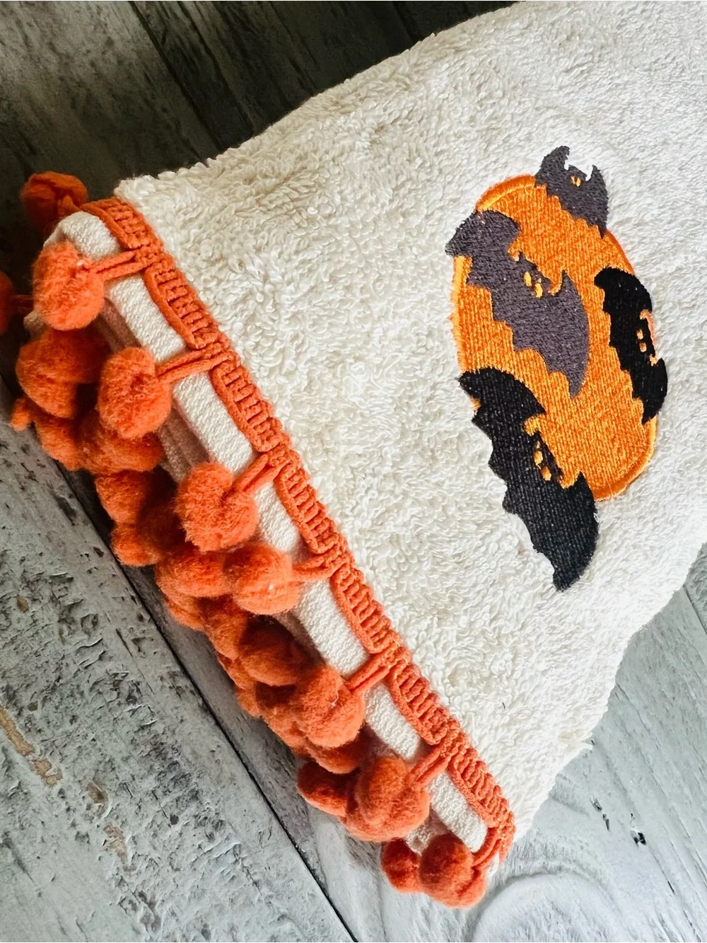 Spooky Chic Cotton Craft Luxury Hand Towels – Set of 2 | Boho - 100% Cotton